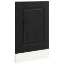 VidaXL Front do zmywarki Kalmar Czarny Dąb 45 x 1,5 x 57 cm