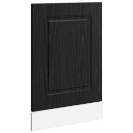 VidaXL Front do zmywarki Kalmar Czarny Dąb 45 x 1,5 x 57 cm