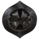 VidaXL Replika średniowiecznego zabytkowego hełmu, LARP, srebrna stal