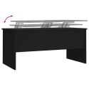 VidaXL Stolik kawowy, czarny 102x50,5x46,5 cm, materiał drewnopochodny