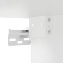 VidaXL 4-cz. zestaw mebli TV z oświetleniem LED, biały