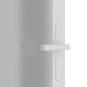 VidaXL Drzwi wewnętrzne, 83x201,5 cm, białe, matowe szkło i aluminium