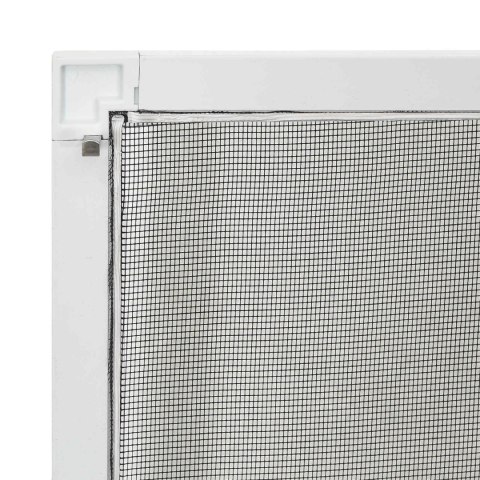 VidaXL Siatka przeciw insektom do okien Biały 130 x 150 cm