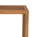 VidaXL Stół Ogrodowy Brązowy 50 x 32,5 x 35 cm Lite drewno teakowe