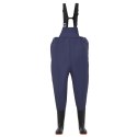 VidaXL Waders z butami Poliester powlekany PVC Rozmiar 38 niebieski