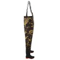 VidaXL Waders z butami Poliester powlekany PVC Rozmiar 40 Moro