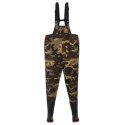 VidaXL Waders z butami Poliester powlekany PVC Rozmiar 42 Moro