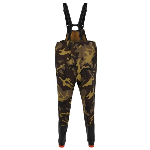VidaXL Waders z butami Poliester powlekany PVC Rozmiar 42 Moro