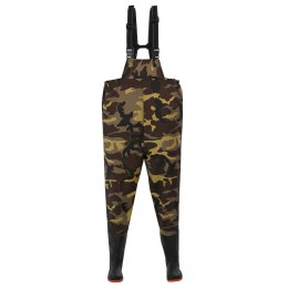 VidaXL Waders z butami Poliester powlekany PVC Rozmiar 46 Moro