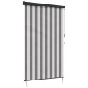 VidaXL Roleta Antracytowy i biały 180 x 250 cm Materiał i Aluminium