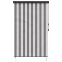 VidaXL Roleta Antracytowy i biały 180 x 250 cm Materiał i Aluminium