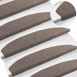 VidaXL Samoprzylepne maty na schody 15 pcs Mokka 80 x 24,5 x 3,5 cm