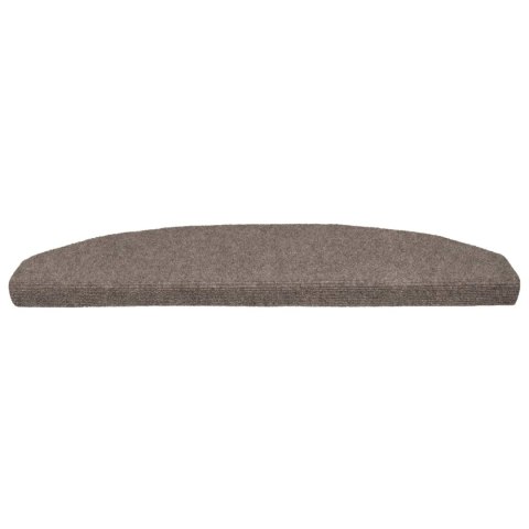 VidaXL Samoprzylepne maty na schody 15 pcs Mokka 80 x 24,5 x 3,5 cm
