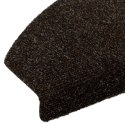 VidaXL Samoprzylepne maty na schody Półokrąg 15 pcs Ciemny brąz