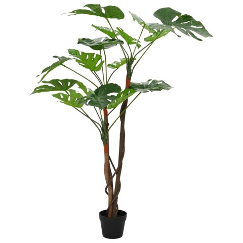 VidaXL Sztuczna Roślina Monstera zielony 70 x 16 x 130 cm