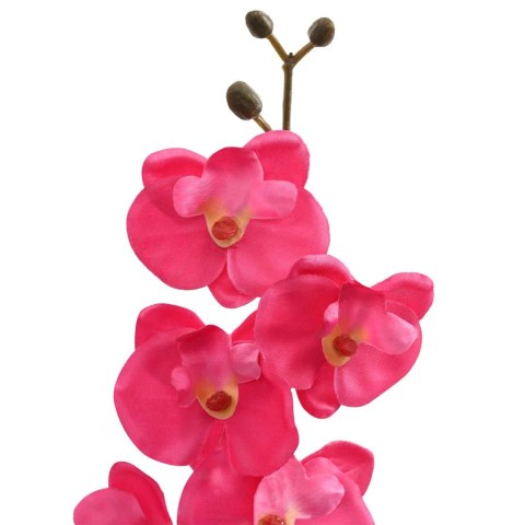 VidaXL Sztuczna Roślina Orchidei czerwony 36 x 10 x 30 cm