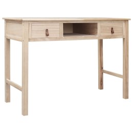 VidaXL Biurko, naturalne, 110 x 45 x 76 cm, drewniane