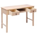 VidaXL Biurko, naturalne, 110 x 45 x 76 cm, drewniane