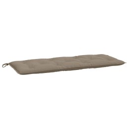 VidaXL Poduszka na ławkę ogrodową, taupe, 120x50x7 cm, tkanina
