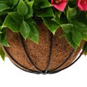 VidaXL Sztuczne Kwiaty Różowy 33 x 33 x 44 cm PE i stal