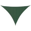 VidaXL Trójkątny żagiel ogrodowy, tkanina Oxford, 2,5x2,5x3,5m, zieleń