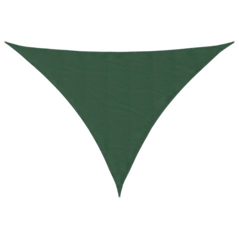 VidaXL Trójkątny żagiel ogrodowy, tkanina Oxford, 2,5x2,5x3,5m, zieleń