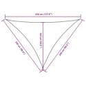 VidaXL Trójkątny żagiel ogrodowy, tkanina Oxford, 2,5x2,5x3,5m, zieleń