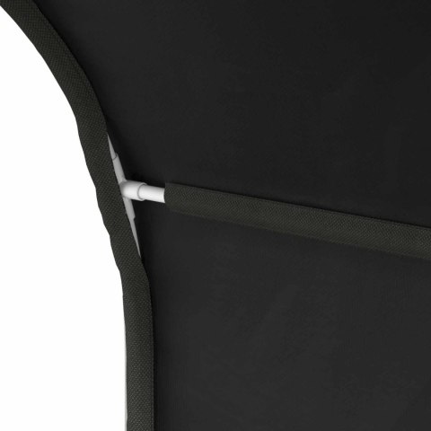 VidaXL Tunel do łóżka 2 pcs Czarny 211 x 67.5 x 2 cm Poliester