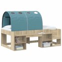 VidaXL Tunel do łóżka 2 pcs Jasnoniebieski 211 x 67.5 x 2 cm Poliester
