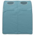 VidaXL Tunel do łóżka 2 pcs Jasnoniebieski 211 x 67.5 x 2 cm Poliester