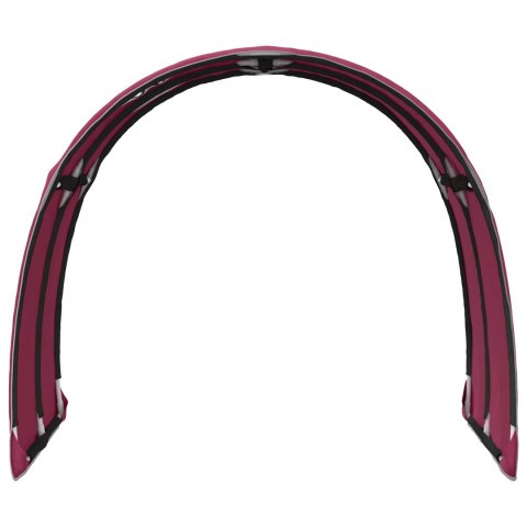 VidaXL Tunel do łóżka 2 pcs czerwony 211 x 67.5 x 2 cm Poliester