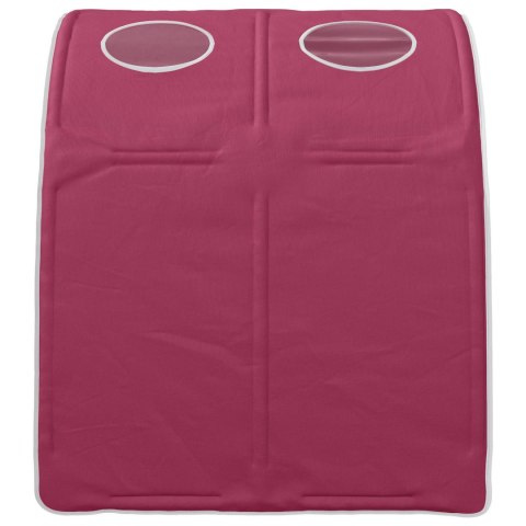 VidaXL Tunel do łóżka 2 pcs czerwony 211 x 67.5 x 2 cm Poliester