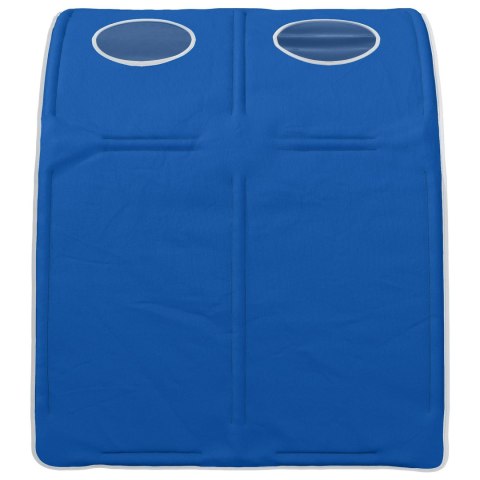 VidaXL Tunel do łóżka 2 pcs niebieski 211 x 67.5 x 2 cm Poliester
