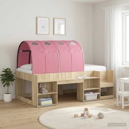 VidaXL Tunel do łóżka 2 pcs różowy 211 x 67.5 x 2 cm Poliester