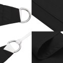 VidaXL Żagiel przeciwsłoneczny, czarny, 2x2x2 m, 100% poliester