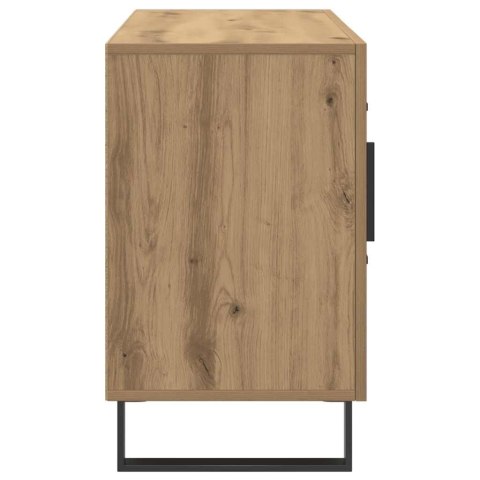 VidaXL Komoda, dąb artisan, 100x36x60 cm, materiał drewnopochodny
