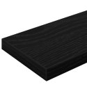 VidaXL Półka na książki 4 pcs Czarny 100 x 10 x 1,5 cm