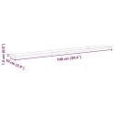 VidaXL Półka na książki 4 pcs Czarny 100 x 10 x 1,5 cm