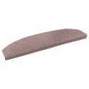 VidaXL Samoprzylepne maty na schody 15 pcs Beżowy 80 x 24,5 x 3,5 cm