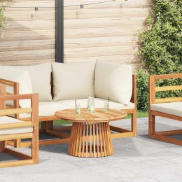 VidaXL Stolik boczny Brązowy 70 x 70 x 40 cm Lite drewno teakowe