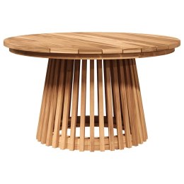 VidaXL Stolik boczny Brązowy 70 x 70 x 40 cm Lite drewno teakowe