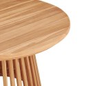 VidaXL Stolik boczny Brązowy 70 x 70 x 40 cm Lite drewno teakowe