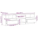 VidaXL Szafka pod telewizor, dab artisan, 150x33,5x45 cm