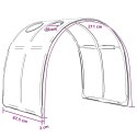 VidaXL Tunel do łóżka 2 pcs różowy 211 x 67.5 x 2 cm Poliester
