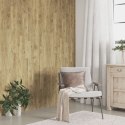 VidaXL Panele ścienne, drewnopodobne, brązowe, PVC, 2,06 m²