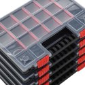 VidaXL Pudełka asortymentowe, 5 szt., 34,5x25x5 cm polipropylen