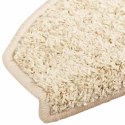 VidaXL Samoprzylepne maty na schody Półokrąg 15 pcs Jasny Brąz