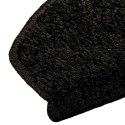 VidaXL Samoprzylepne maty na schody Półokrąg 15 pcs antracytowy