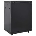 VidaXL Szafa sieciowa 15U z nóżkami obrotowymi 19" IP20 60x45x86 cm