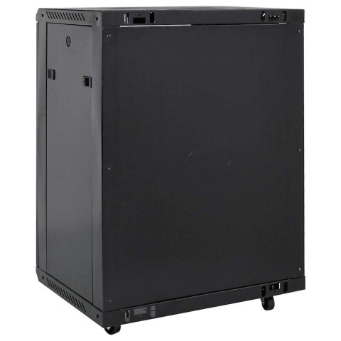 VidaXL Szafa sieciowa 15U z nóżkami obrotowymi 19" IP20 60x45x86 cm